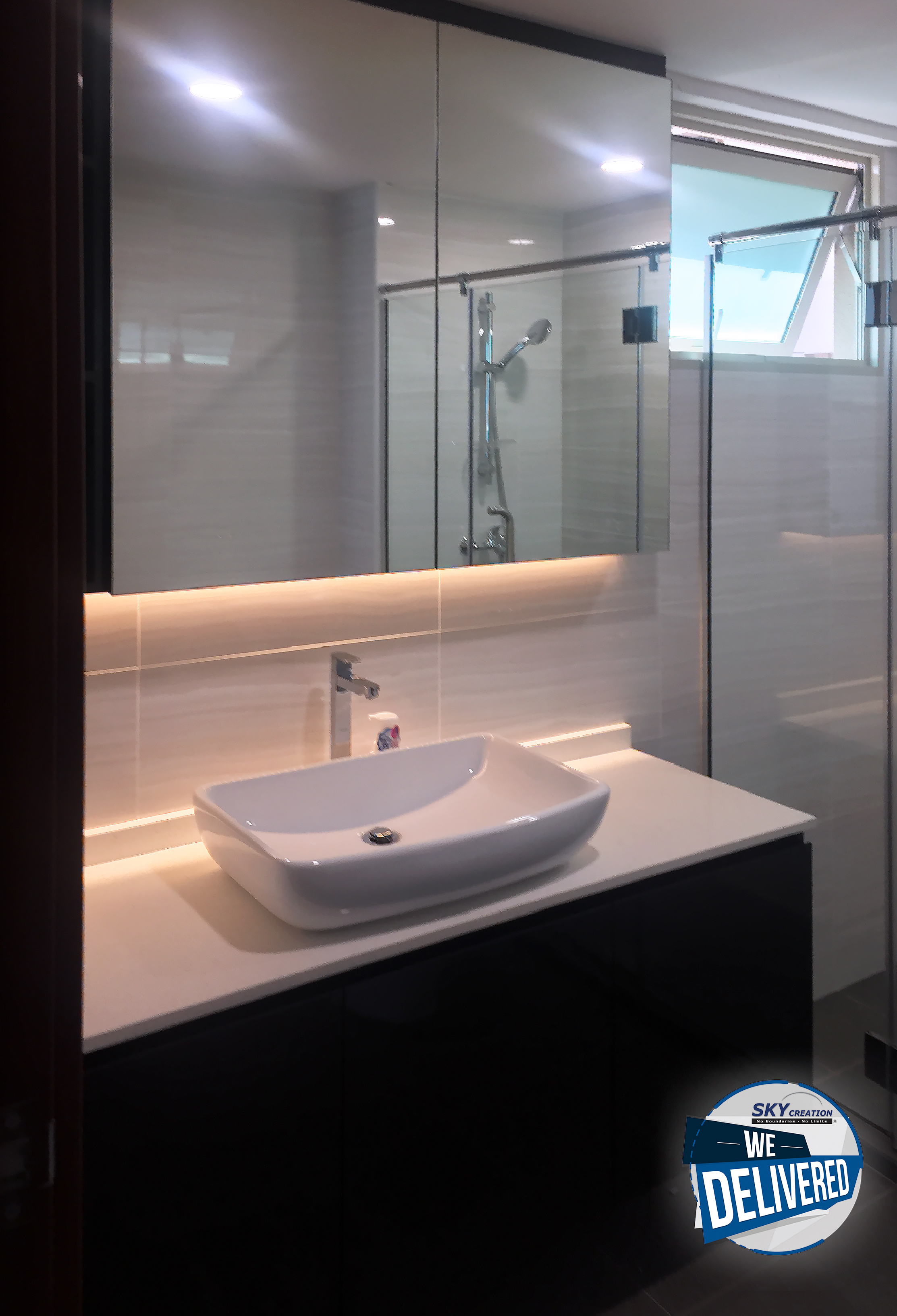 Contemporary Design - Bathroom - Condominium - Design by Sky Creation