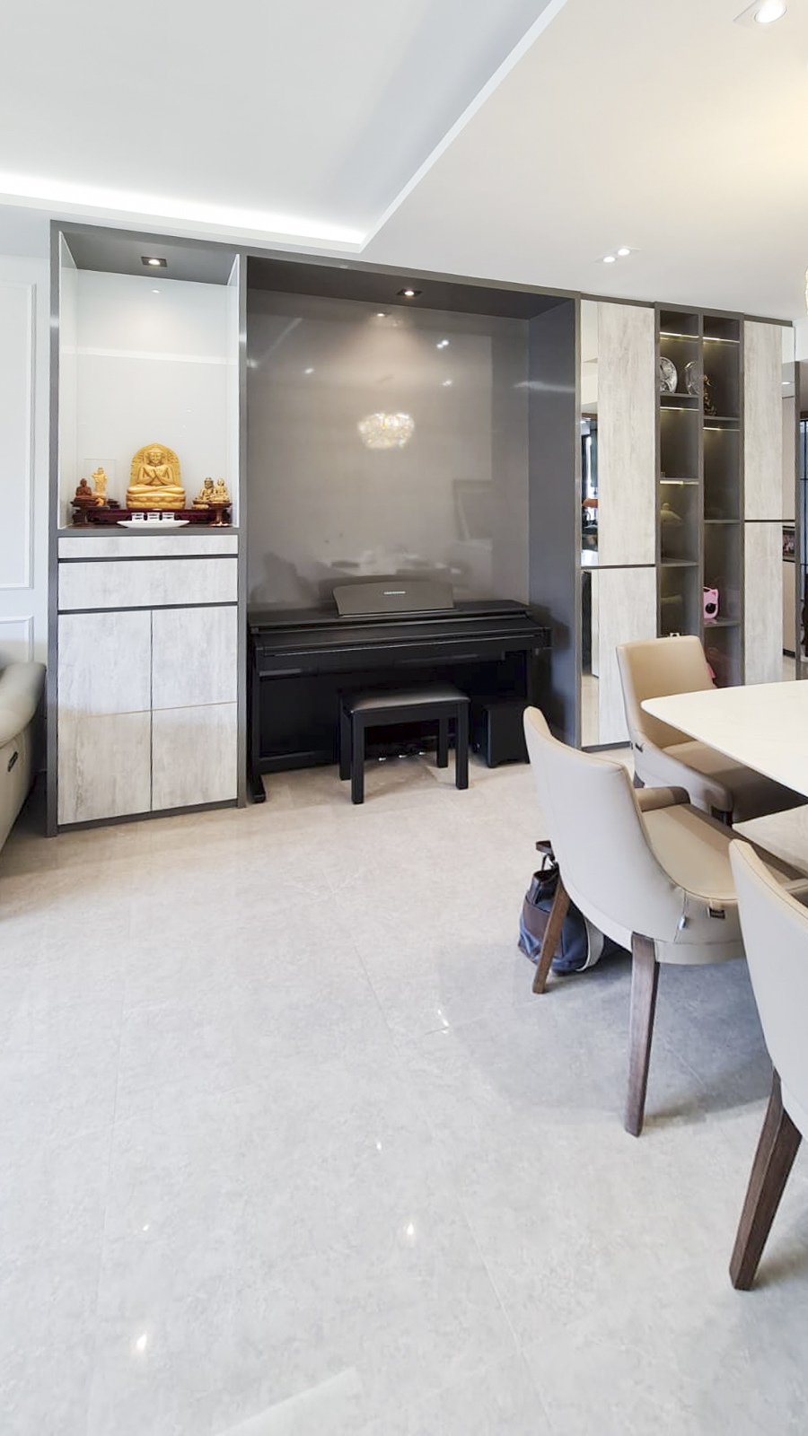 Minimalist Design - Living Room - Condominium - Design by Sky Creation