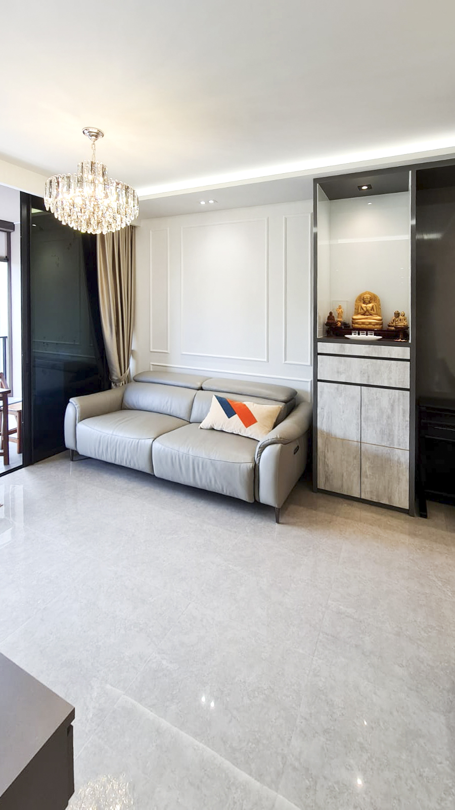 Minimalist Design - Living Room - Condominium - Design by Sky Creation