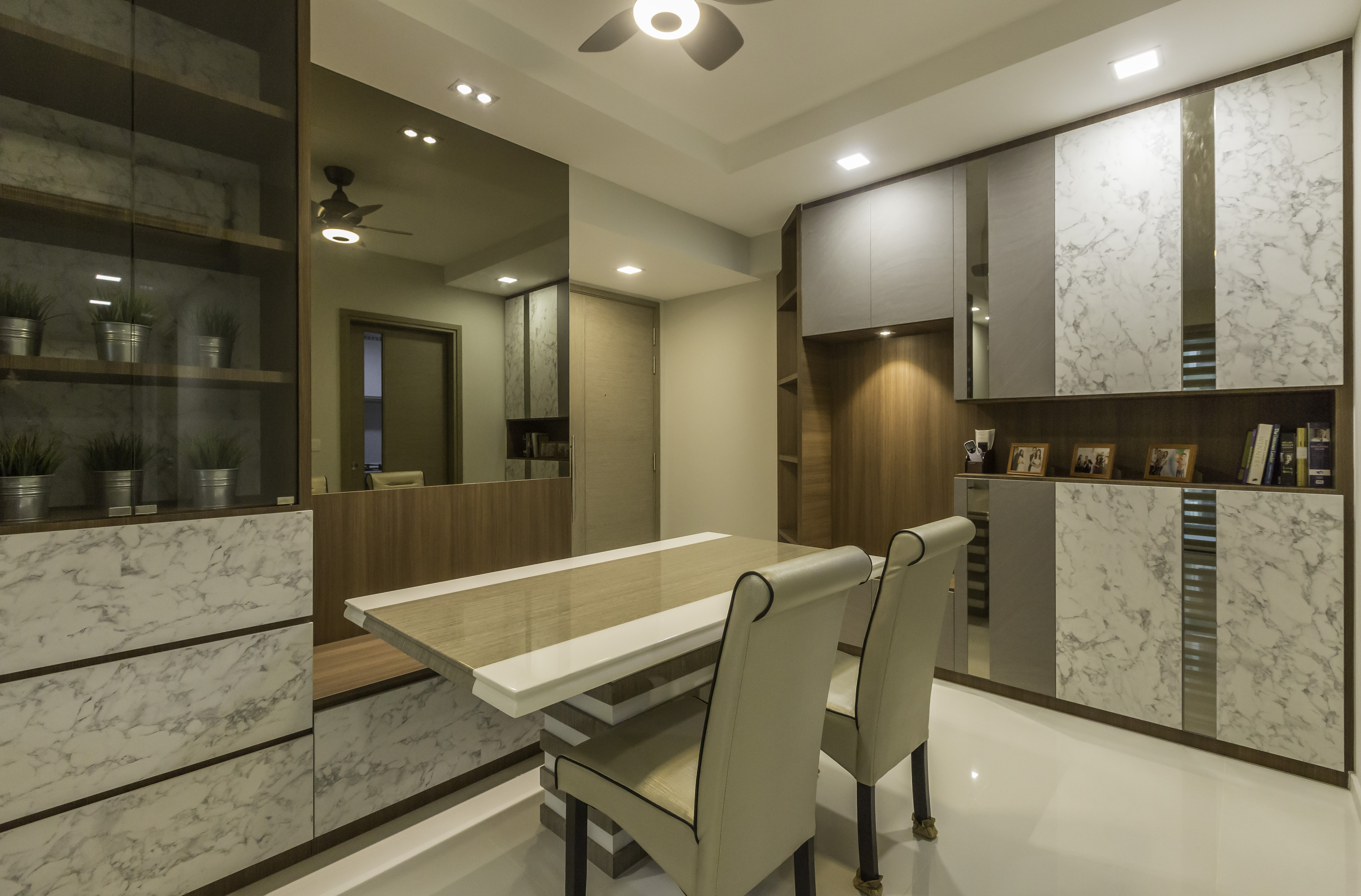 Contemporary, Modern Design - Dining Room - Condominium - Design by Sky Creation