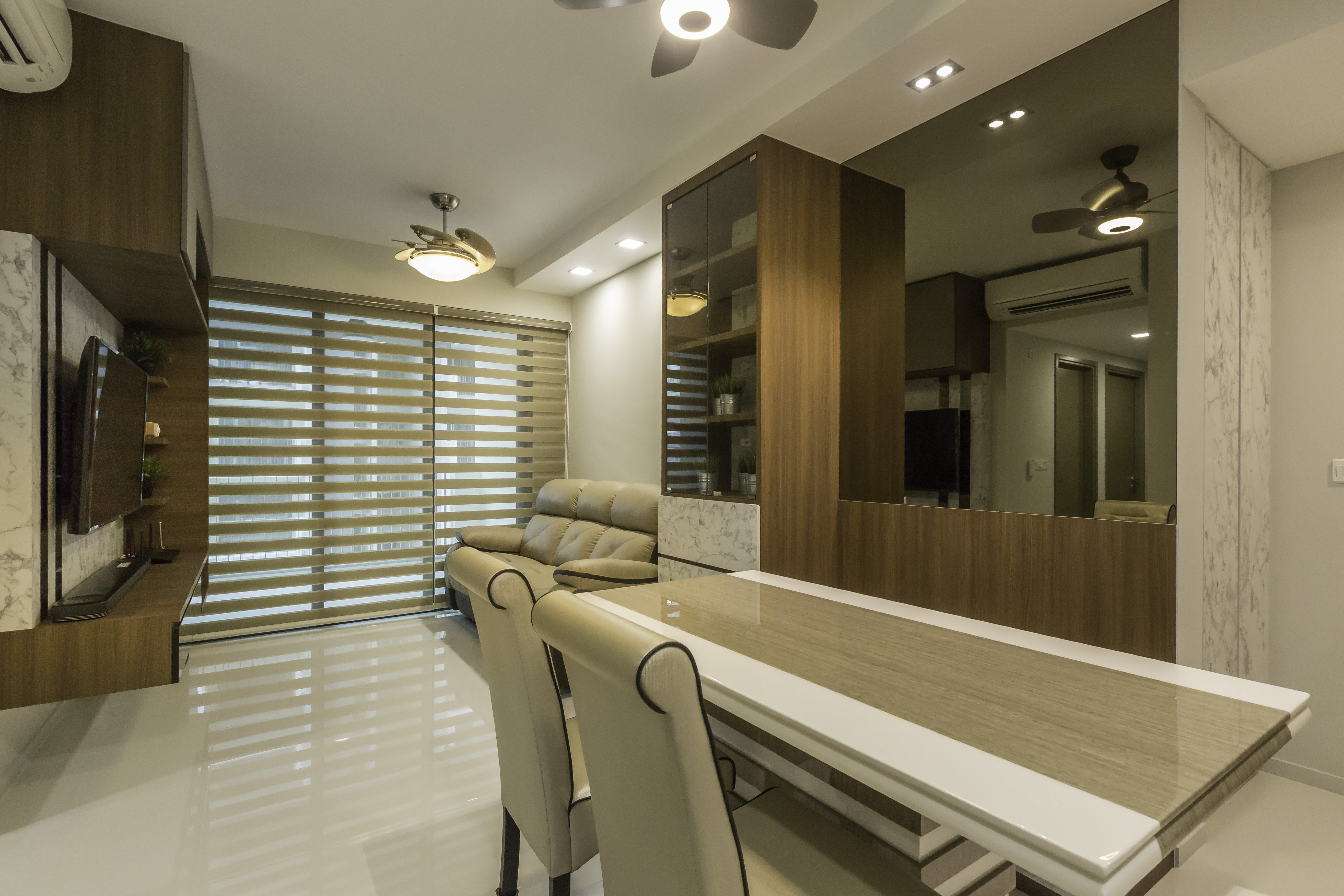 Contemporary, Modern Design - Dining Room - Condominium - Design by Sky Creation