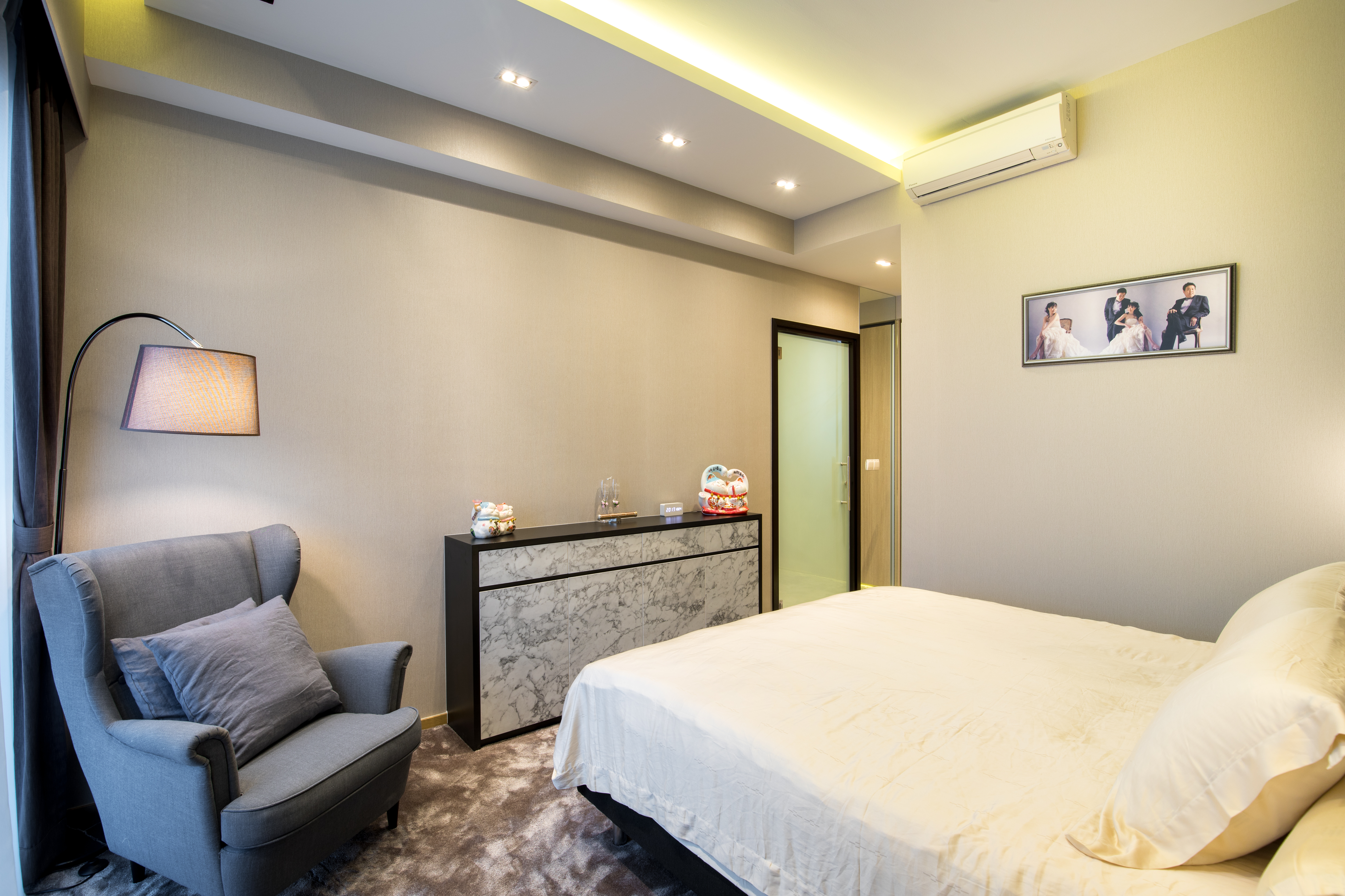 Modern Design - Bedroom - HDB Executive Apartment - Design by Sky Creation