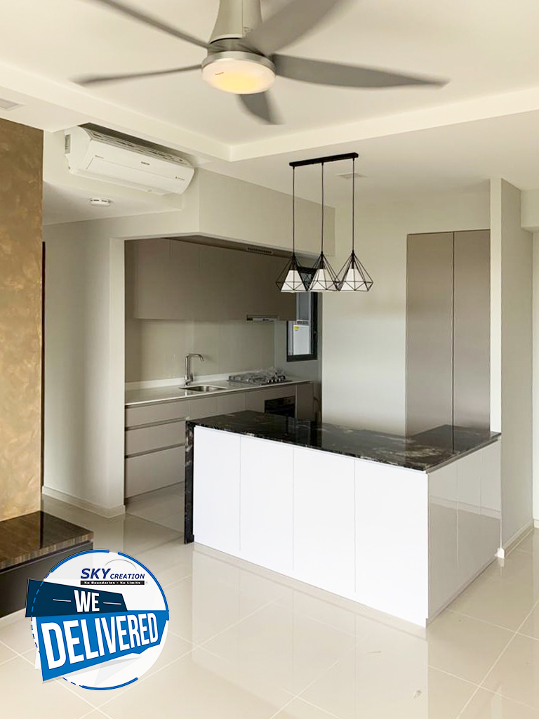 Minimalist Design - Kitchen - Condominium - Design by Sky Creation