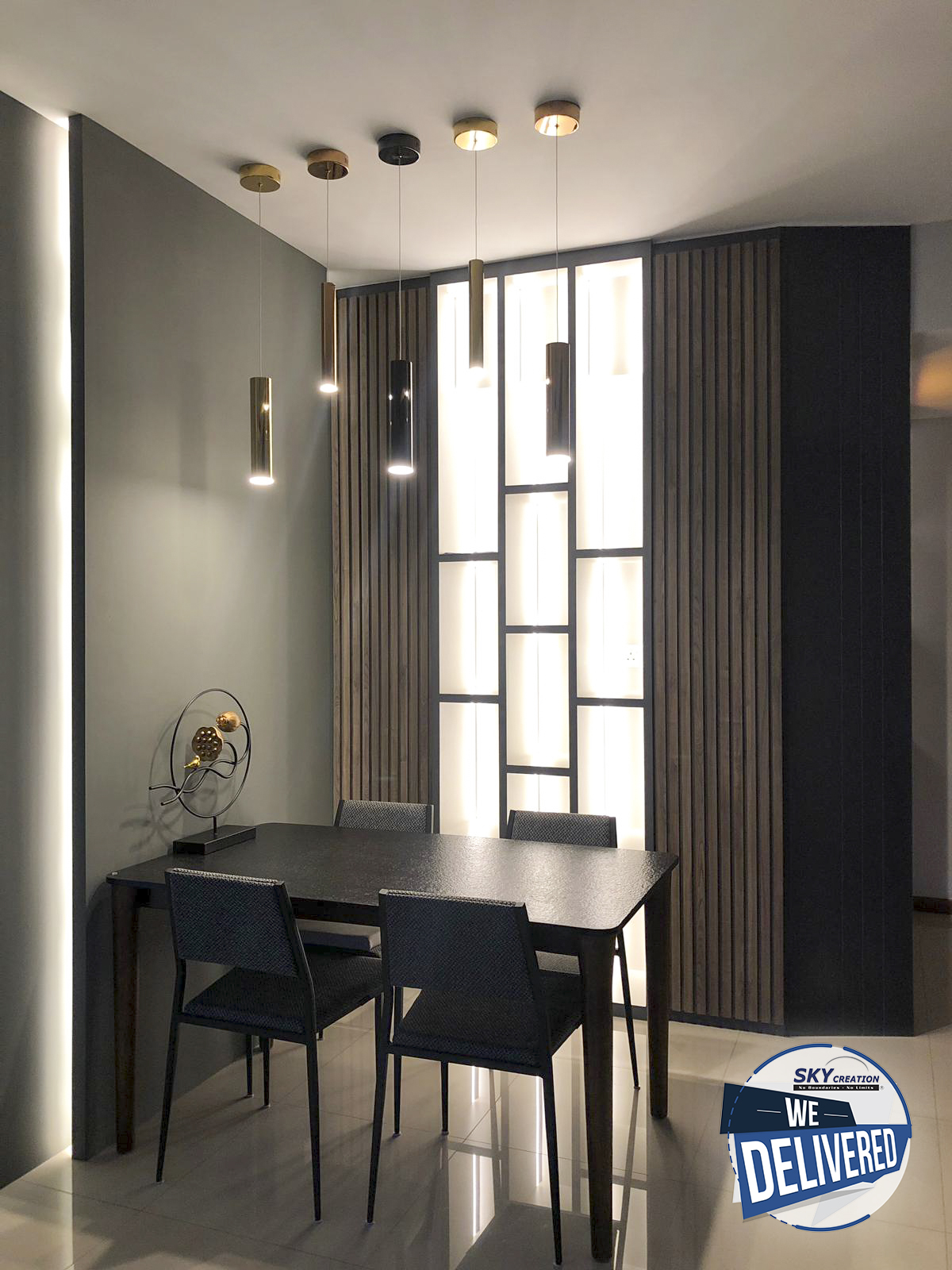 Contemporary Design - Dining Room - Condominium - Design by Sky Creation