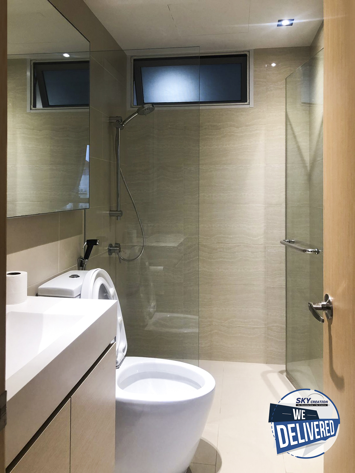 Contemporary Design - Bathroom - Condominium - Design by Sky Creation