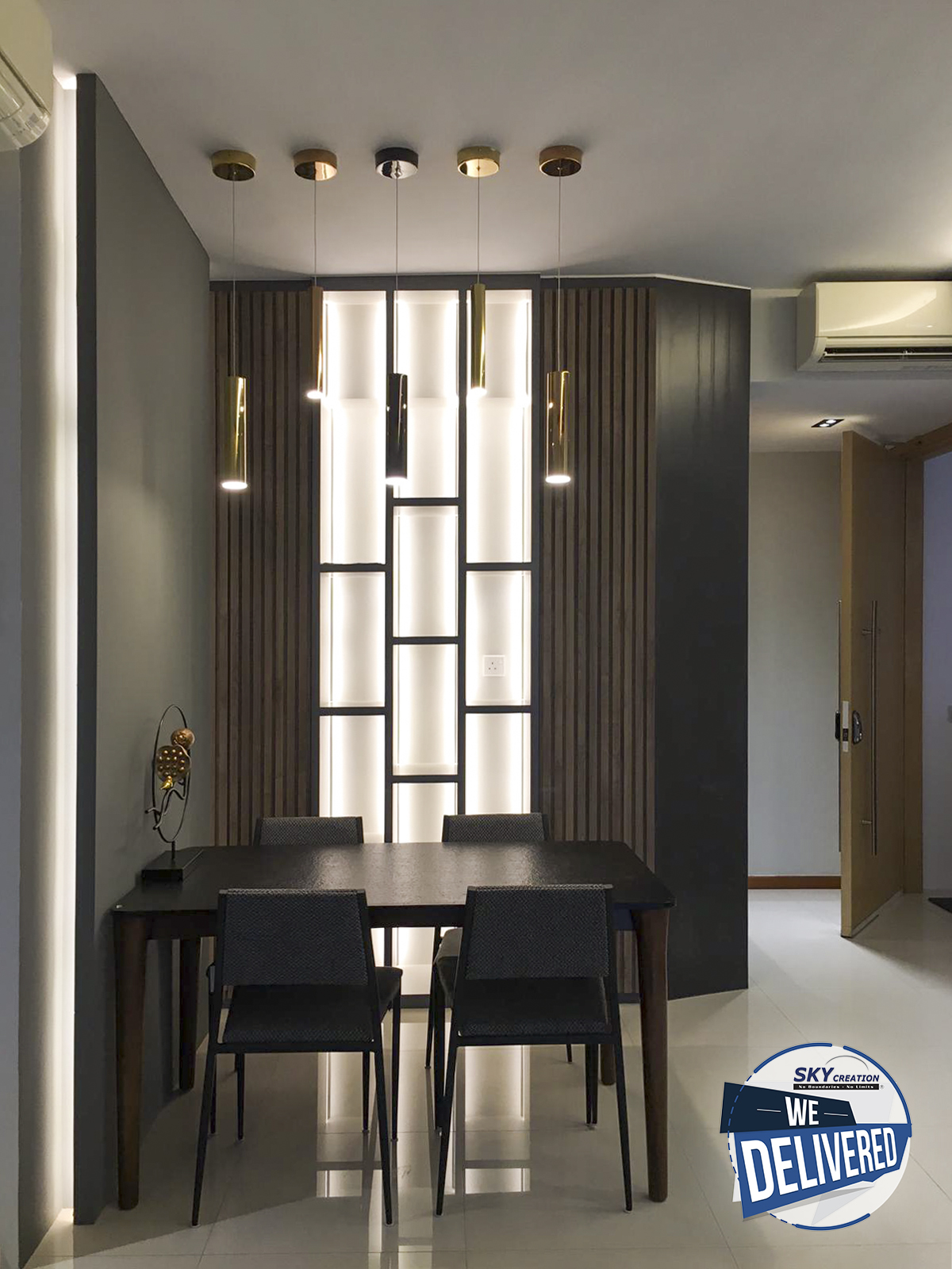 Contemporary Design - Dining Room - Condominium - Design by Sky Creation