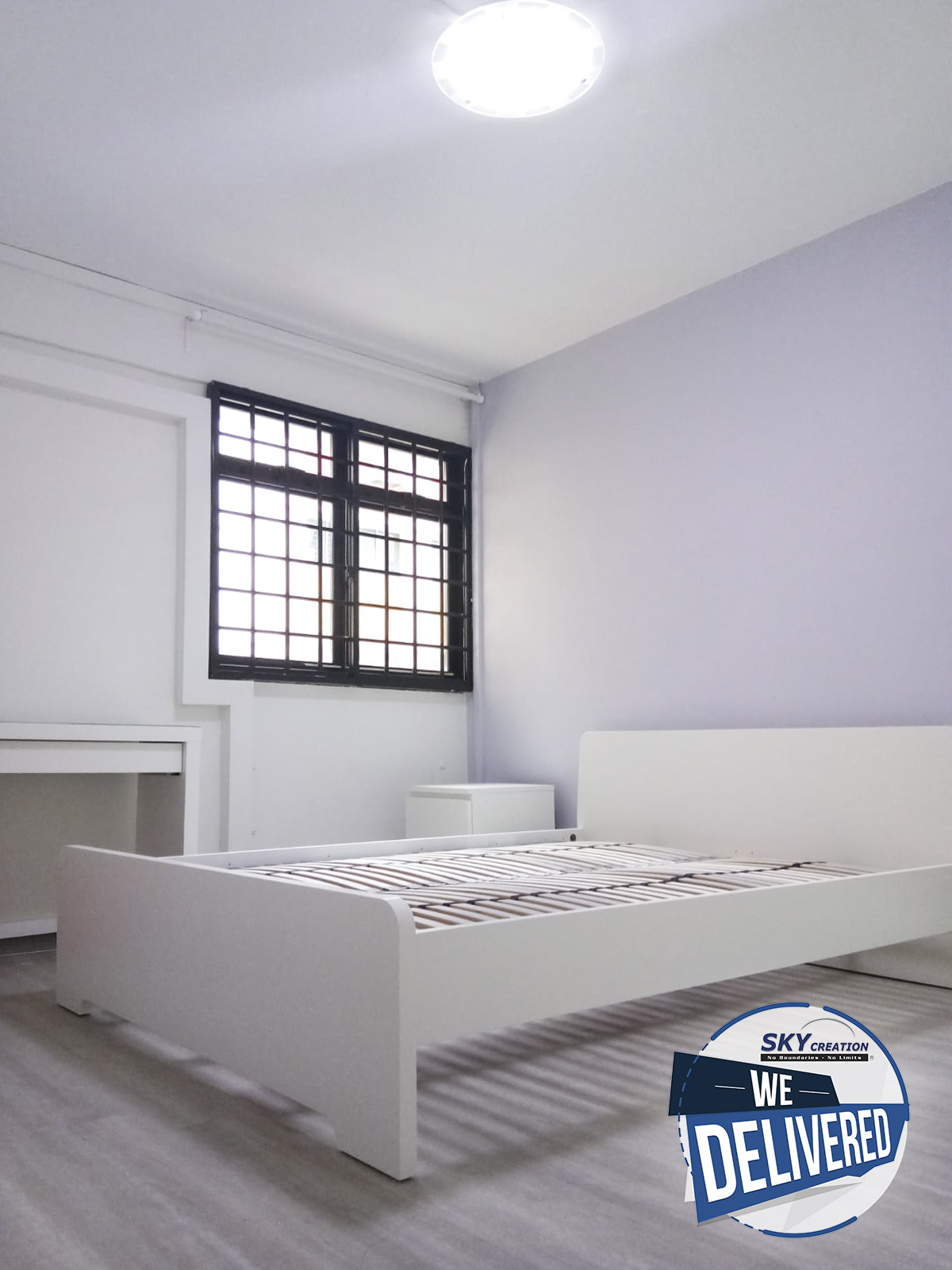 Minimalist Design - Bedroom - HDB 3 Room - Design by Sky Creation