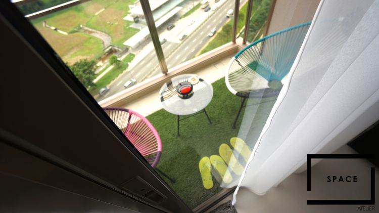 Contemporary, Modern Design - Balcony - Condominium - Design by Space Atelier Pte Ltd