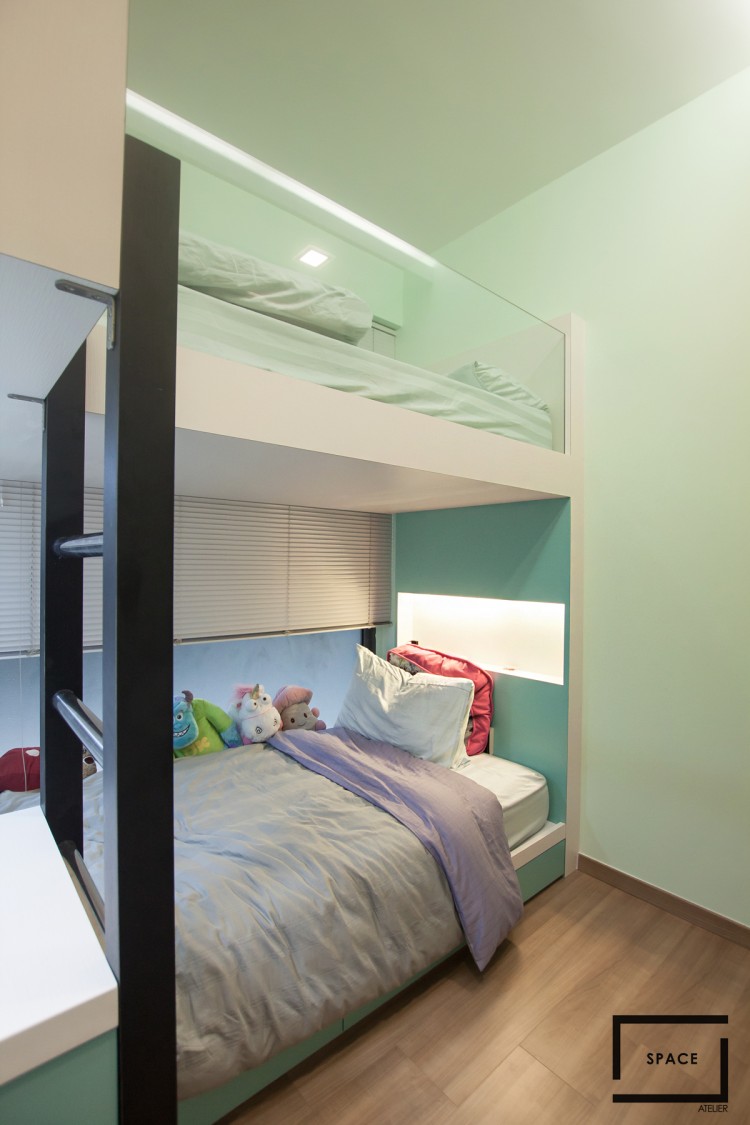Minimalist, Modern Design - Bedroom - Condominium - Design by Space Atelier Pte Ltd