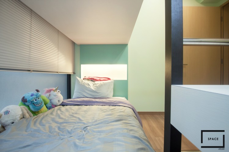 Minimalist, Modern Design - Bedroom - Condominium - Design by Space Atelier Pte Ltd