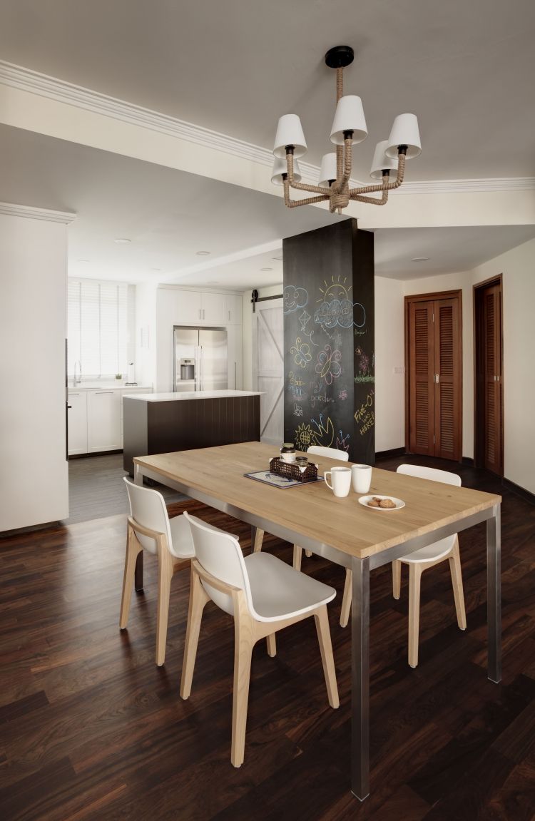 Resort, Scandinavian Design - Dining Room - Condominium - Design by Space Atelier Pte Ltd