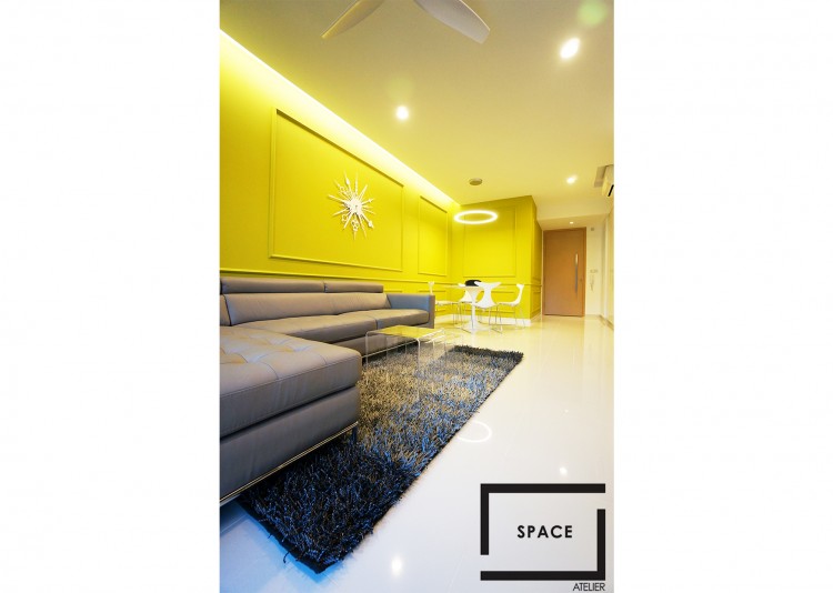 Contemporary, Eclectic Design - Living Room - Condominium - Design by Space Atelier Pte Ltd
