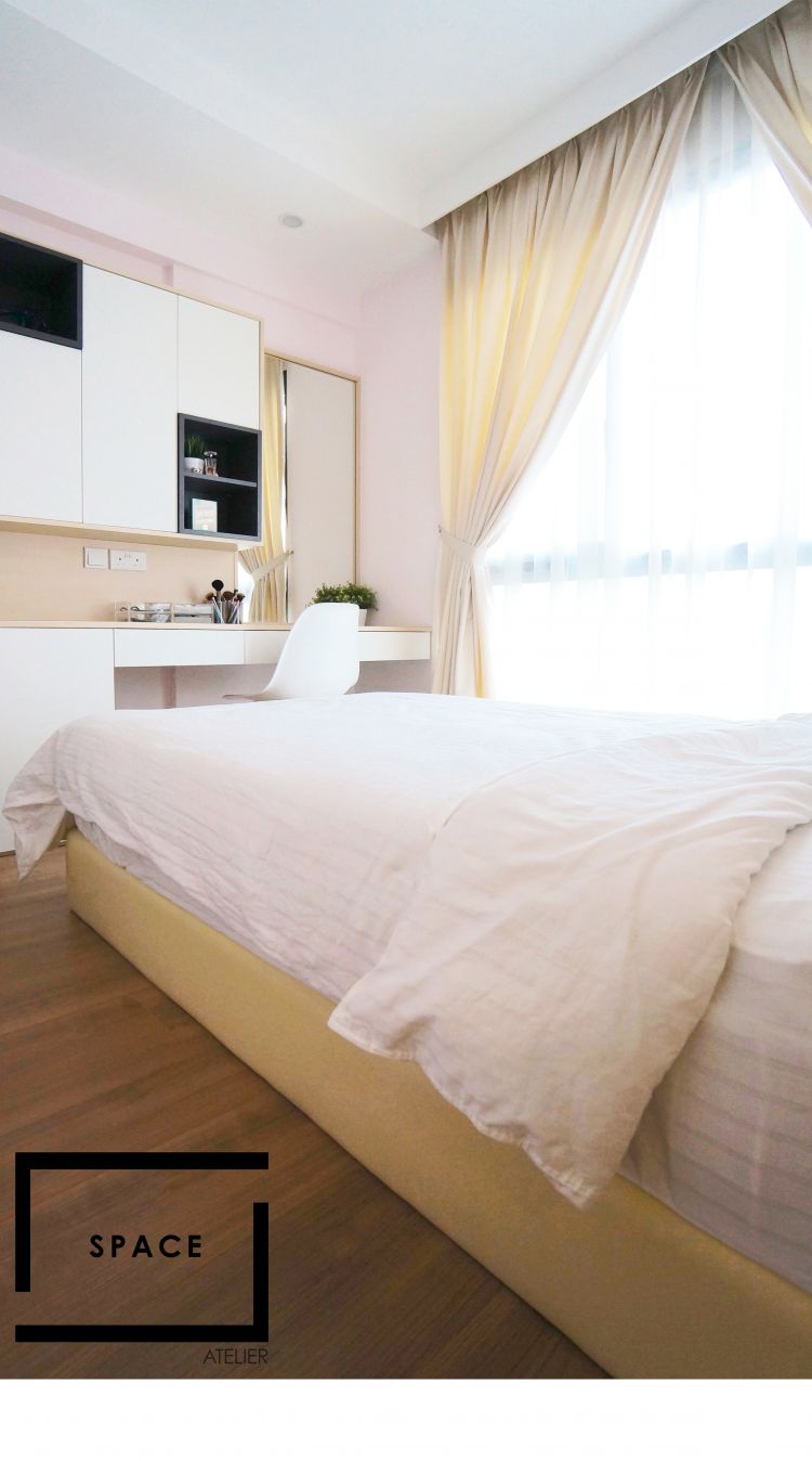 Minimalist, Modern, Scandinavian Design - Bedroom - Condominium - Design by Space Atelier Pte Ltd