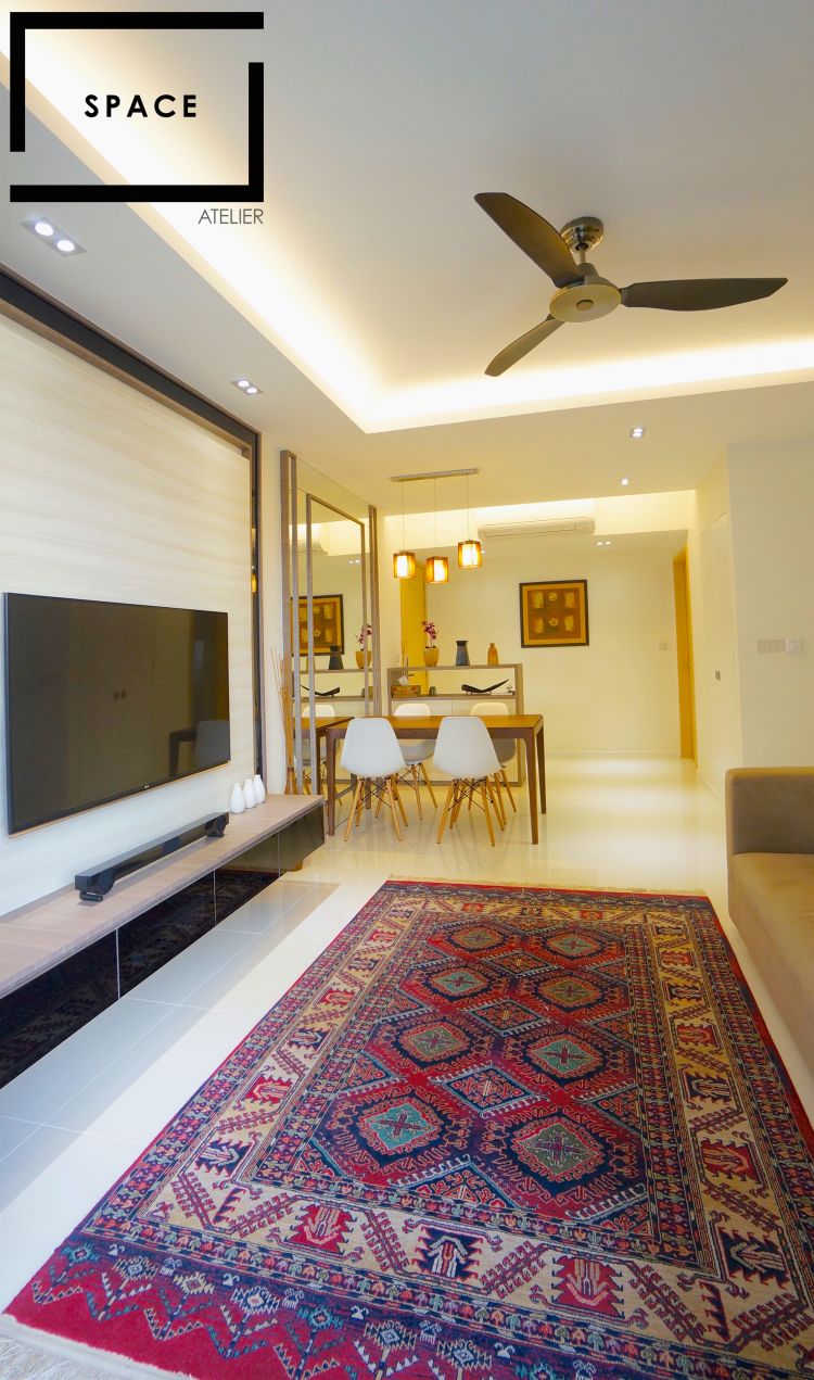 Minimalist, Modern, Scandinavian Design - Living Room - Condominium - Design by Space Atelier Pte Ltd