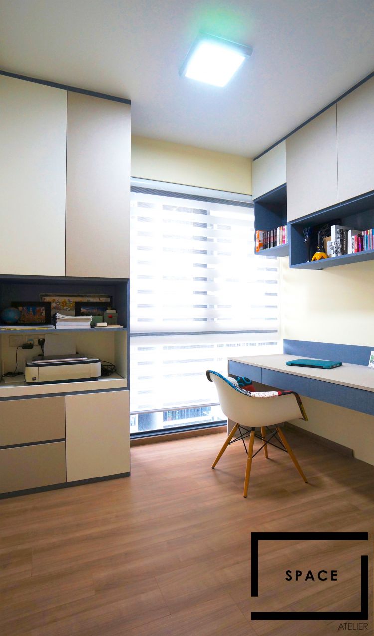 Minimalist, Modern, Scandinavian Design - Study Room - Condominium - Design by Space Atelier Pte Ltd