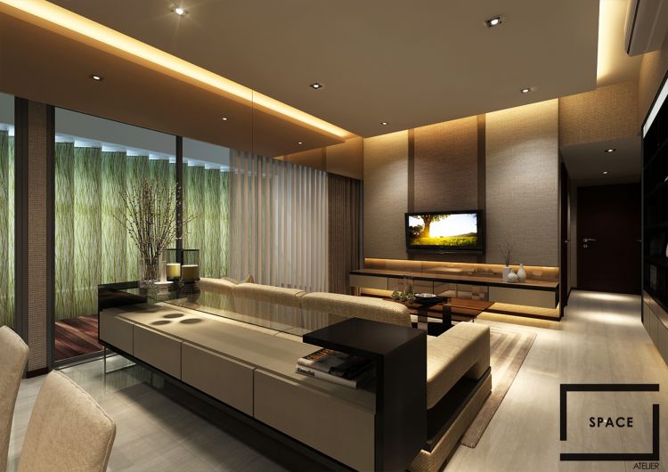 Contemporary, Modern Design - Living Room - Condominium - Design by Space Atelier Pte Ltd