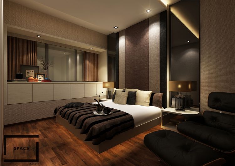 Contemporary, Modern Design - Bedroom - Condominium - Design by Space Atelier Pte Ltd