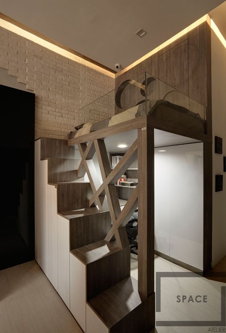 Modern, Scandinavian Design - Bedroom - Office - Design by Space Atelier Pte Ltd