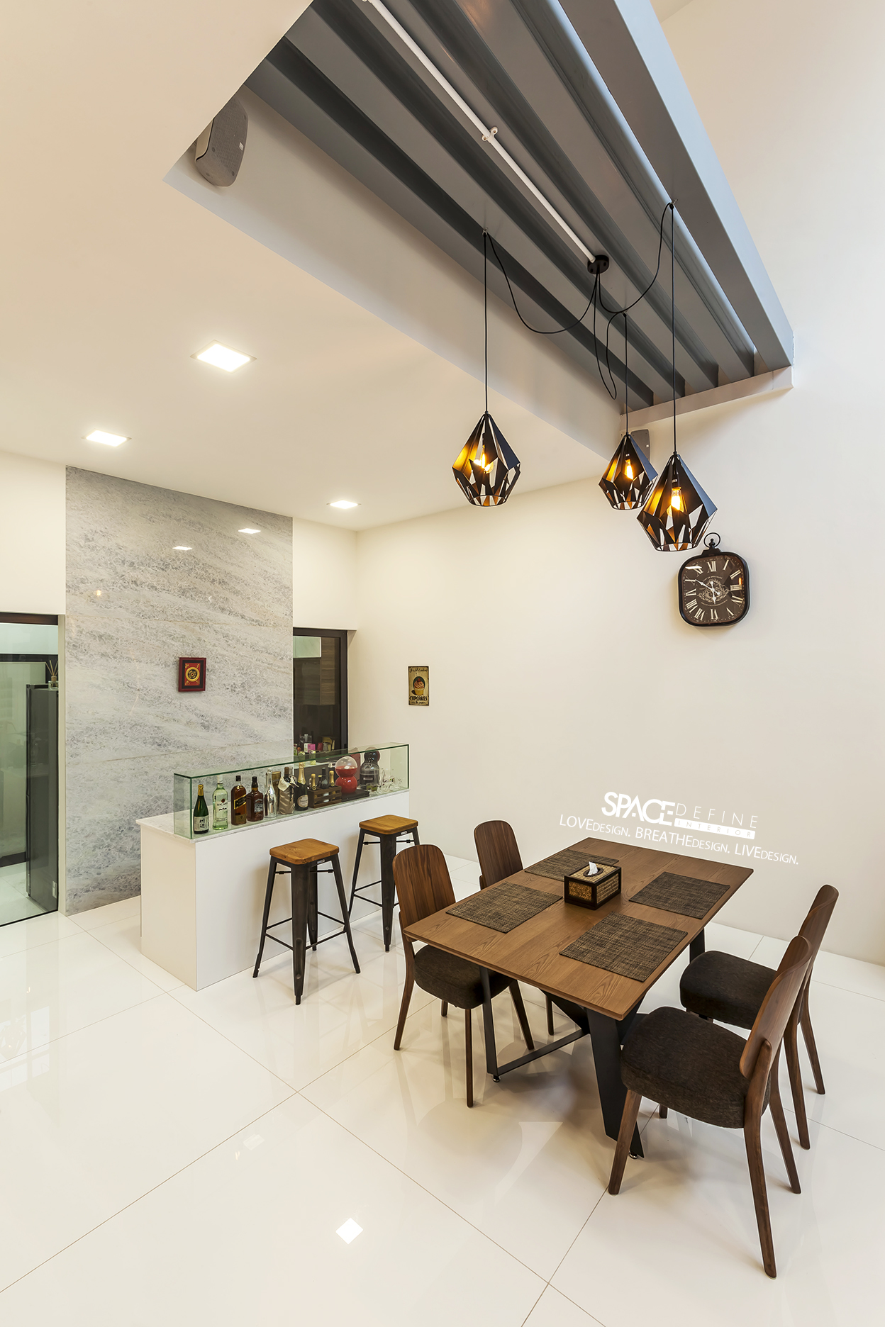 Modern Design - Dining Room - Landed House - Design by Space Define Interior