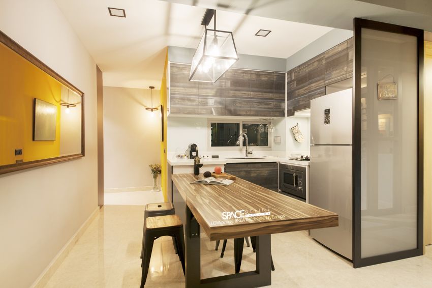 Industrial Design - Kitchen - Condominium - Design by Space Define Interior