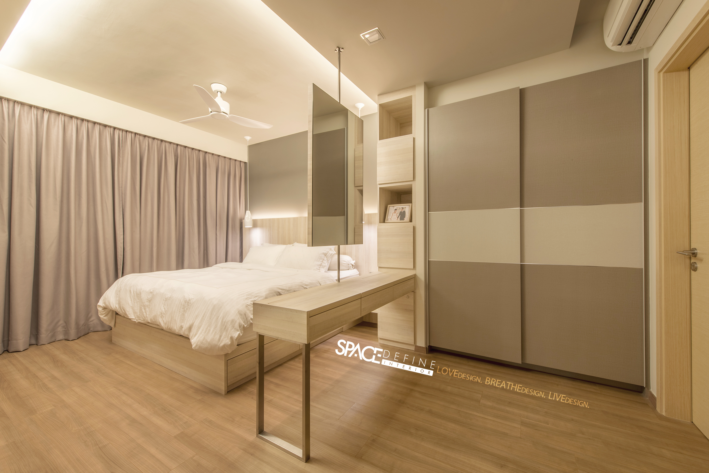 Modern, Scandinavian Design - Bedroom - Condominium - Design by Space Define Interior