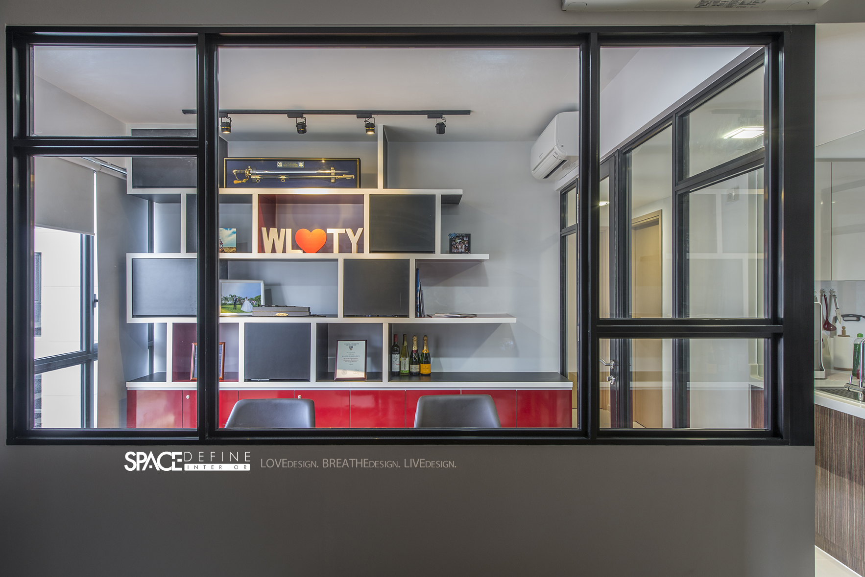 Contemporary, Modern Design - Study Room - Condominium - Design by Space Define Interior