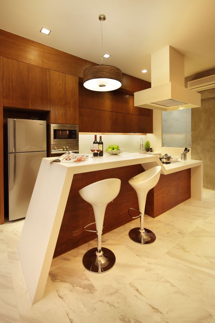 Contemporary, Vintage Design - Kitchen - Landed House - Design by Space Define Interior