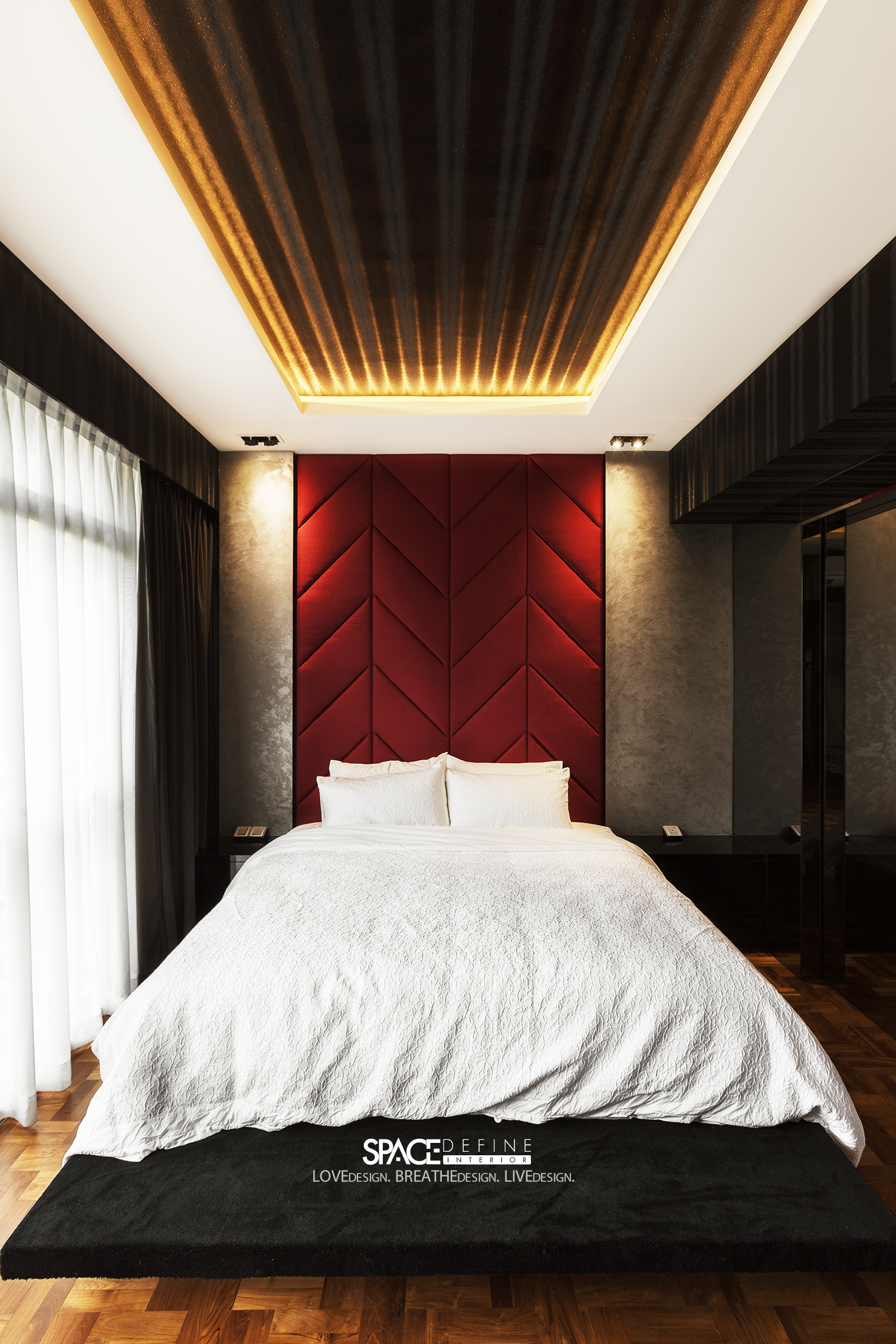 Modern Design - Bedroom - Condominium - Design by Space Define Interior