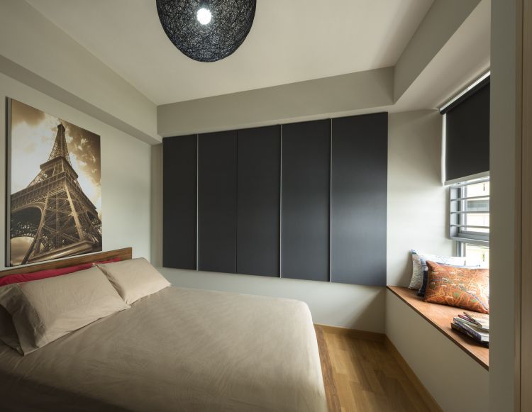 Contemporary, Retro Design - Bedroom - HDB 5 Room - Design by Space Factor Pte Ltd