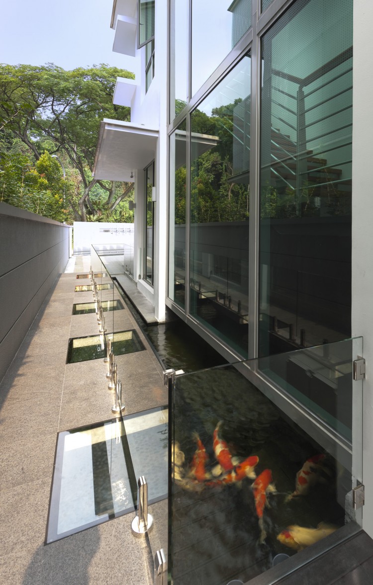 Eclectic, Modern Design - Balcony - Landed House - Design by Space Vision Design Pte Ltd