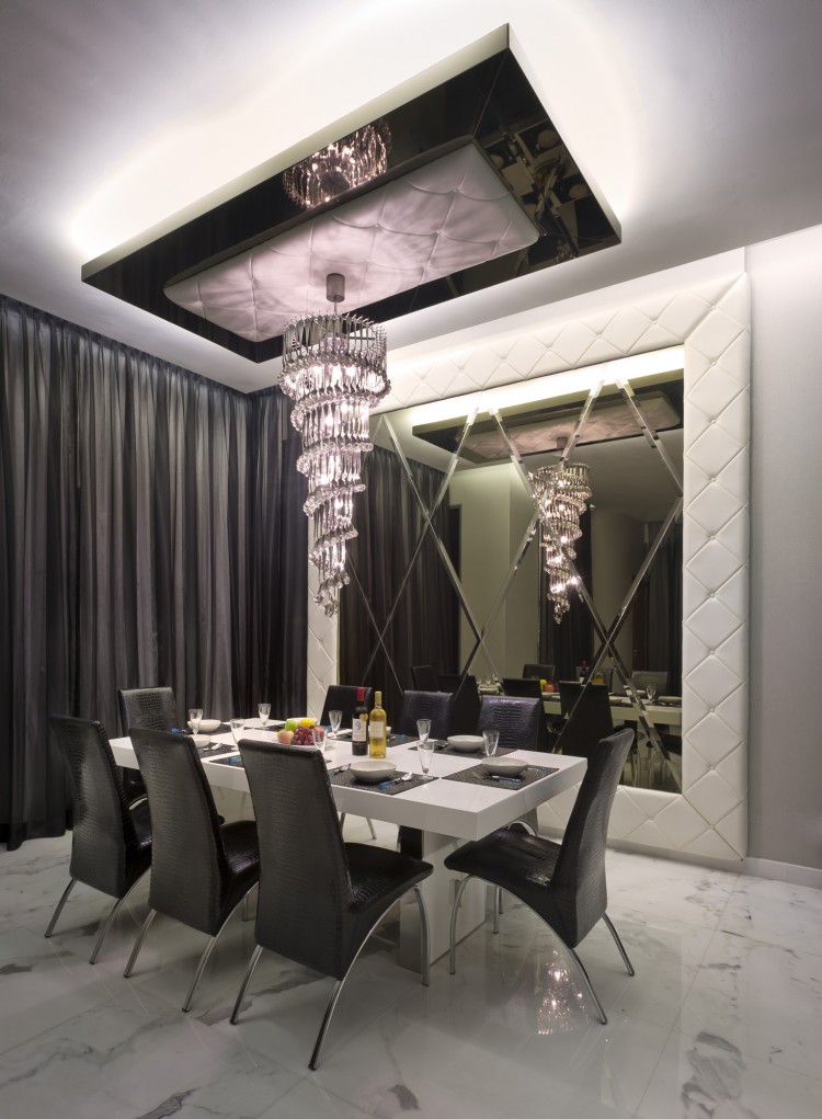 Eclectic, Modern Design - Dining Room - Landed House - Design by Space Vision Design Pte Ltd