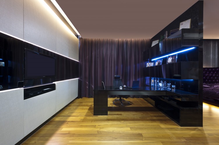 Eclectic, Modern Design - Study Room - Landed House - Design by Space Vision Design Pte Ltd