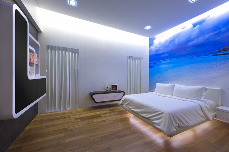 Eclectic, Modern Design - Bedroom - Landed House - Design by Space Vision Design Pte Ltd