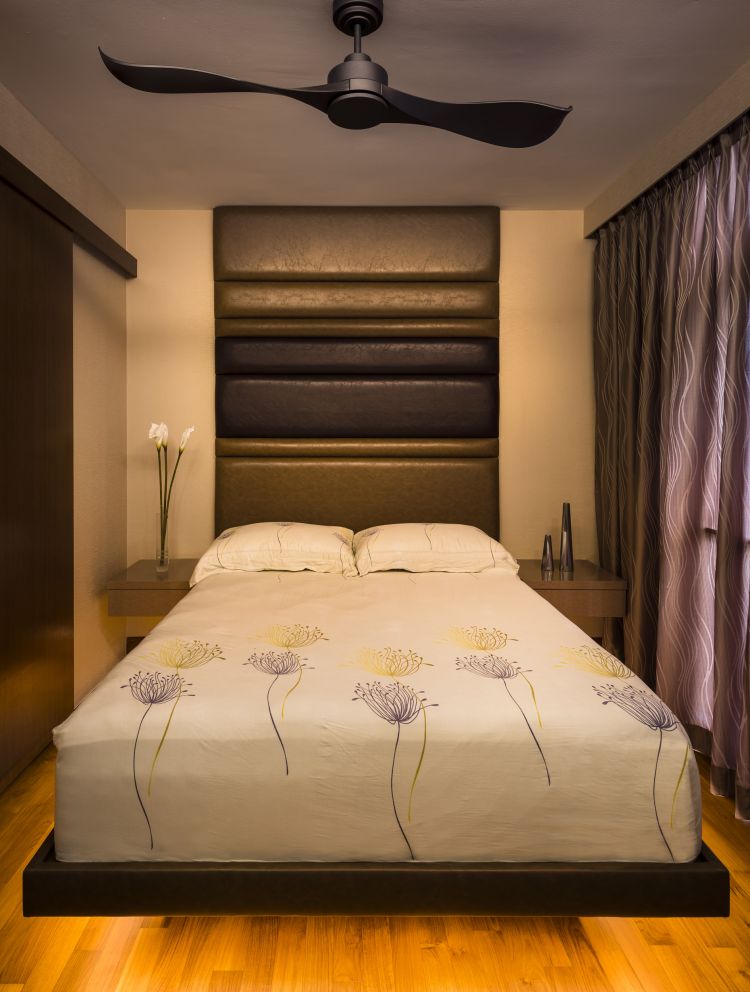 Contemporary, Rustic Design - Bedroom - Landed House - Design by Space Vision Design Pte Ltd