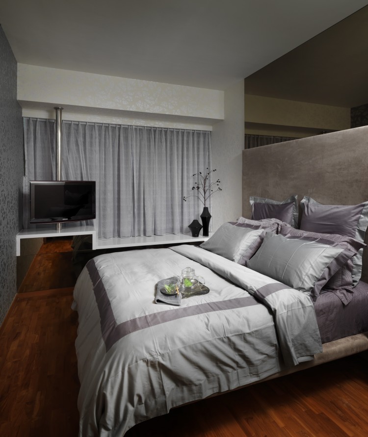 Minimalist, Modern Design - Bedroom - Condominium - Design by Space Vision Design Pte Ltd
