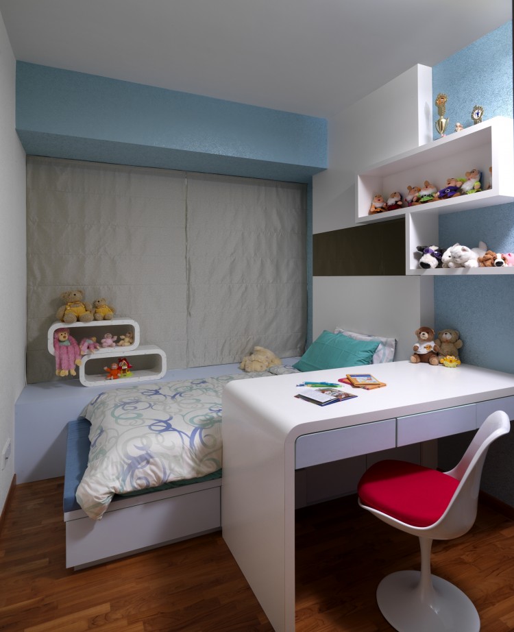 Minimalist, Modern Design - Bedroom - Condominium - Design by Space Vision Design Pte Ltd