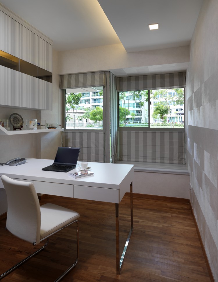 Minimalist, Modern Design - Study Room - Condominium - Design by Space Vision Design Pte Ltd
