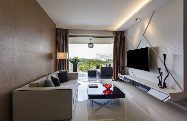 Contemporary, Scandinavian Design - Living Room - Condominium - Design by Space Vision Design Pte Ltd