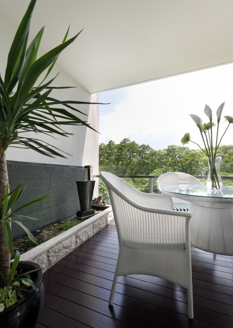 Contemporary, Minimalist, Modern Design - Balcony - Condominium - Design by Space Vision Design Pte Ltd