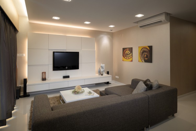 Modern, Victorian Design - Living Room - Condominium - Design by Space Vision Design Pte Ltd