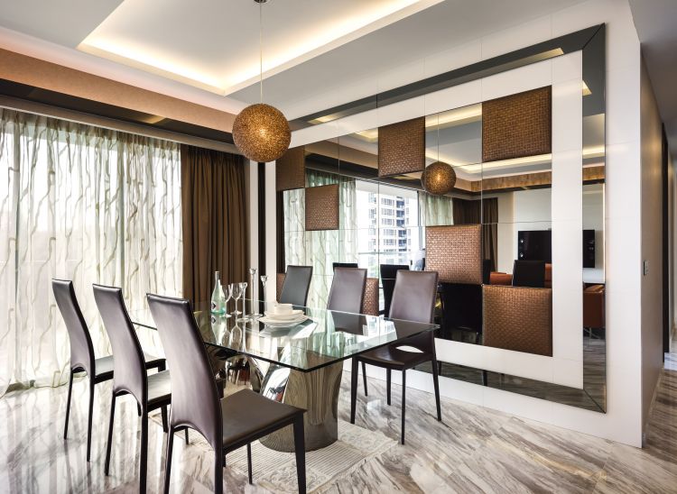 Contemporary, Modern Design - Dining Room - Condominium - Design by Space Vision Design Pte Ltd