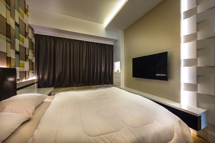 Contemporary, Modern Design - Bedroom - Condominium - Design by Space Vision Design Pte Ltd