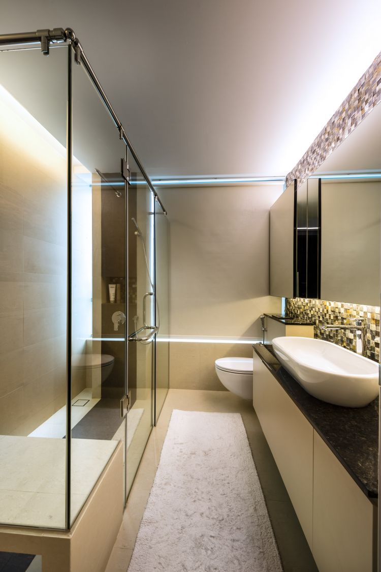 Contemporary, Modern Design - Bathroom - Condominium - Design by Space Vision Design Pte Ltd