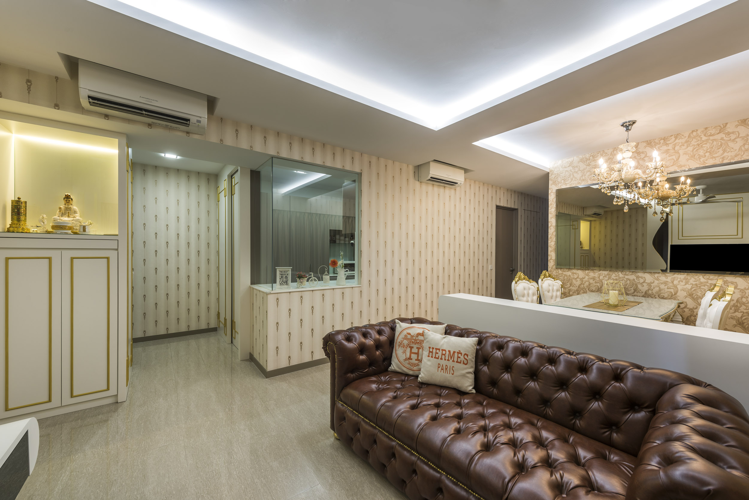 Classical Design - Living Room - Condominium - Design by Space Vision Design Pte Ltd