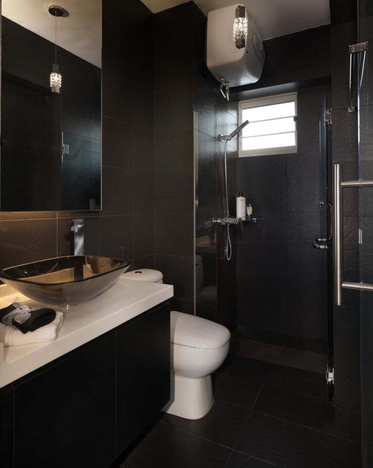 Contemporary, Modern Design - Bathroom - HDB 5 Room - Design by Space Vision Design Pte Ltd