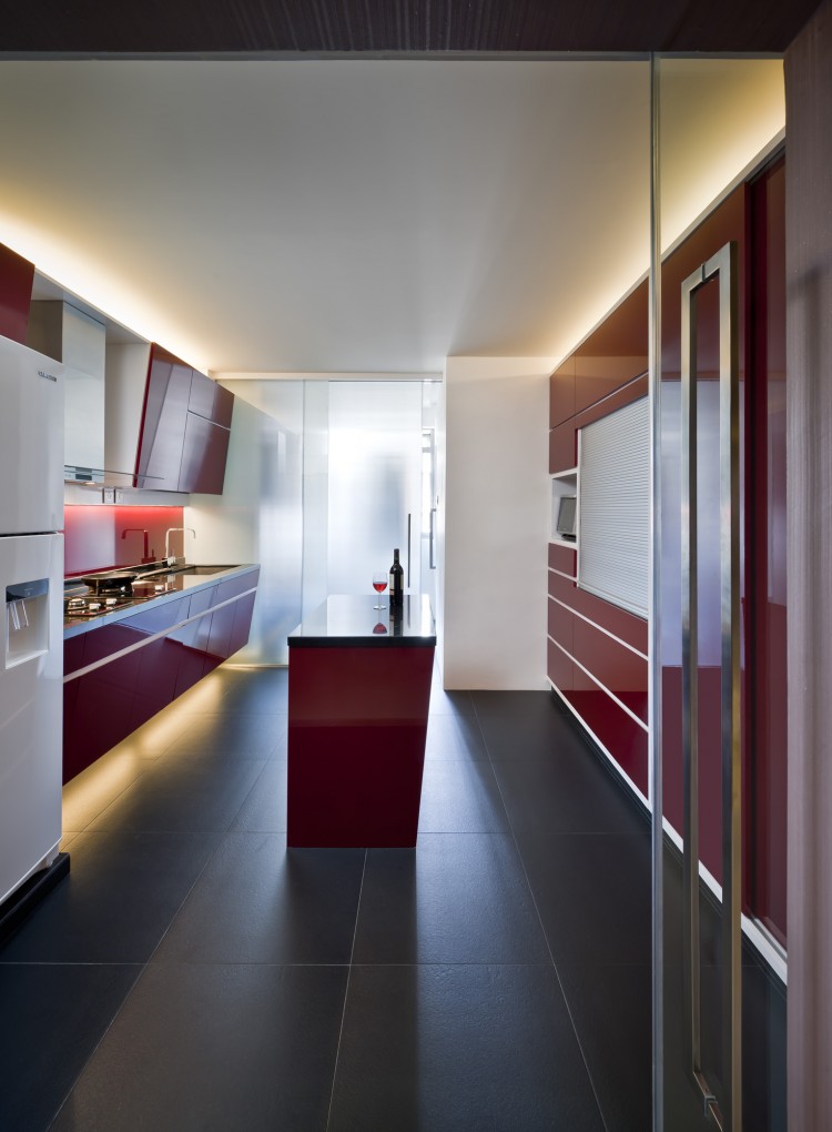 Contemporary, Modern Design - Kitchen - HDB 5 Room - Design by Space Vision Design Pte Ltd