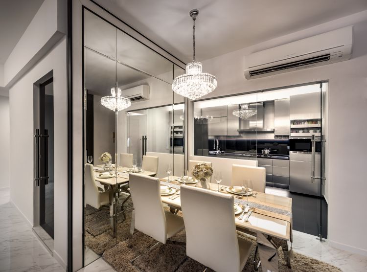 Classical, Modern Design - Dining Room - Condominium - Design by Space Vision Design Pte Ltd