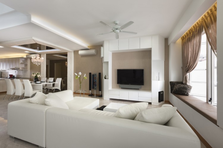 Classical, Contemporary Design - Living Room - Landed House - Design by Space Vision Design Pte Ltd