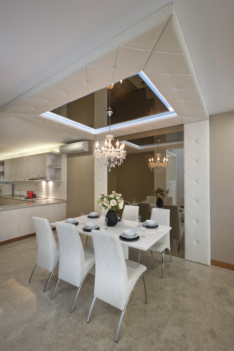Classical, Contemporary Design - Dining Room - Landed House - Design by Space Vision Design Pte Ltd