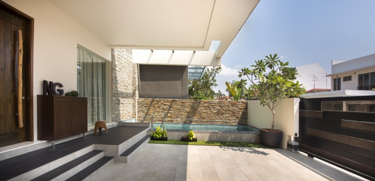 Mediterranean, Rustic, Scandinavian Design - Balcony - Landed House - Design by Space Vision Design Pte Ltd